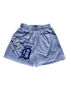 GREY DETROIT SHORTS - asap culture