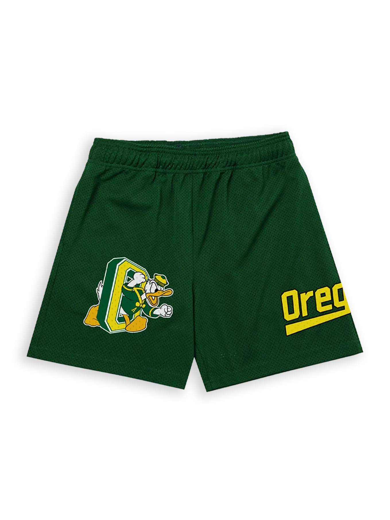 PINE-GREEN DUCK SHORTS