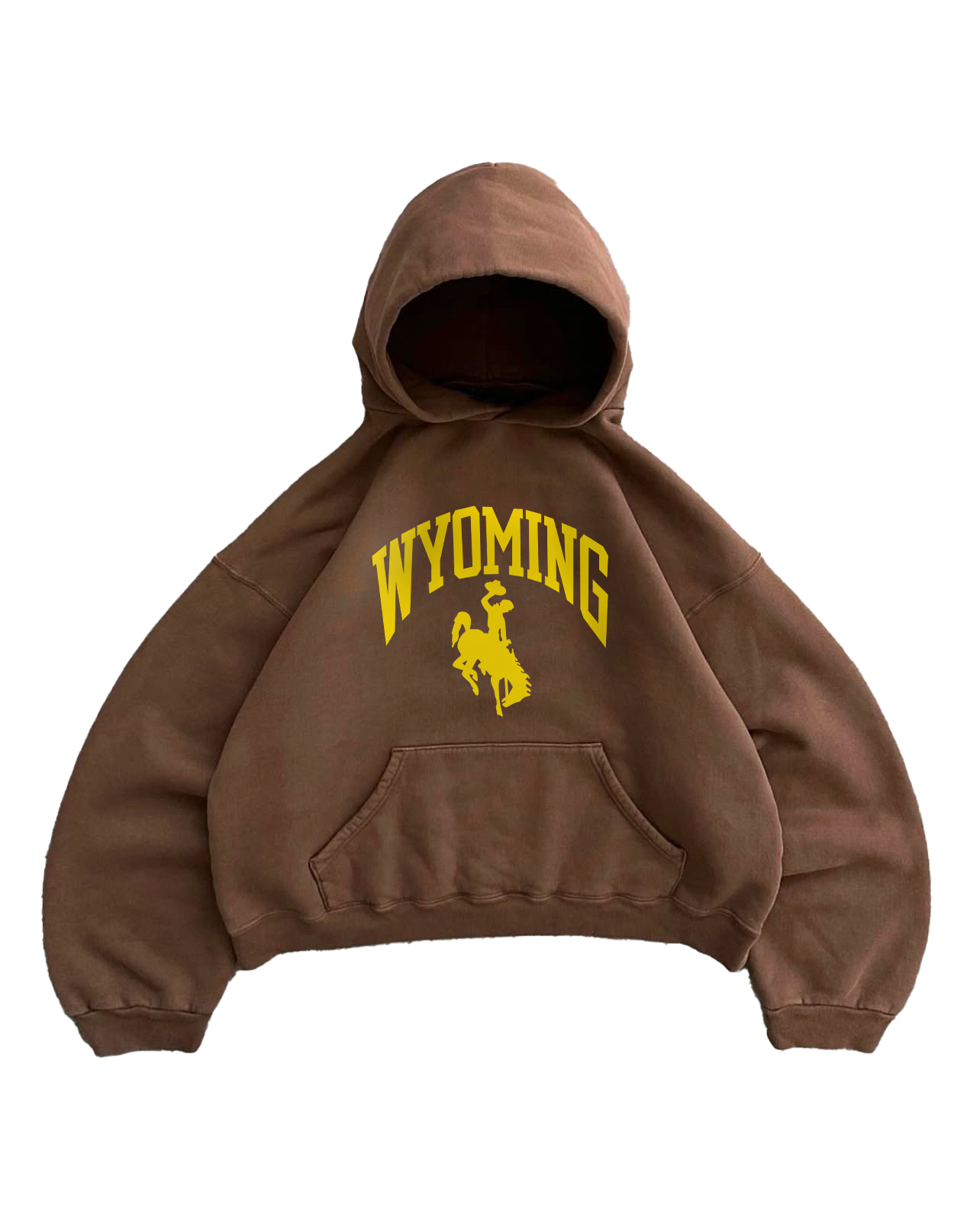 WYOMING BROWN HOODIE